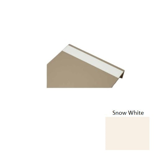 Johnsonite Snow White PVIRNSQTR-01-3-SQ