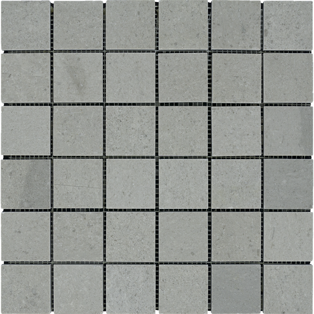 Tao Gray Marble Mosaic - 2" x 2" Polished