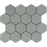 Tao Gray Marble Mosaic - 3" Hexagon Polished