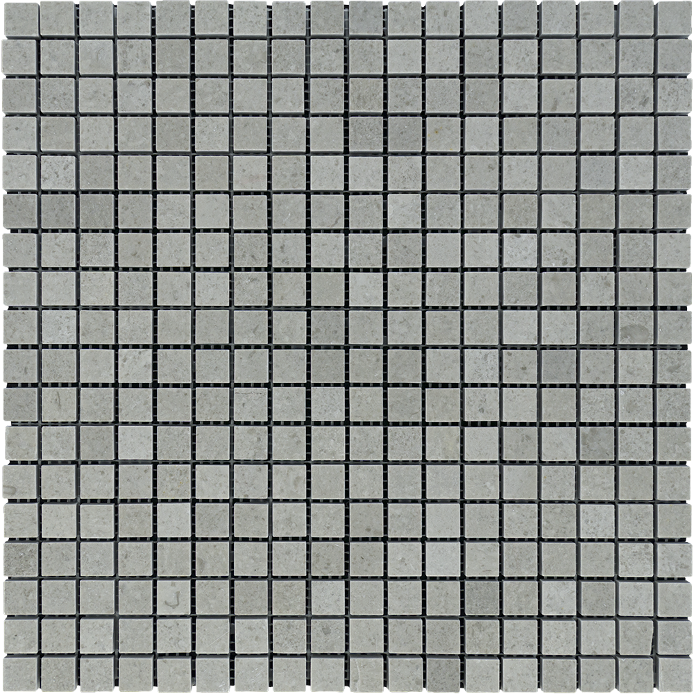 Tao Gray Marble Mosaic - 5/8" x 5/8" Polished