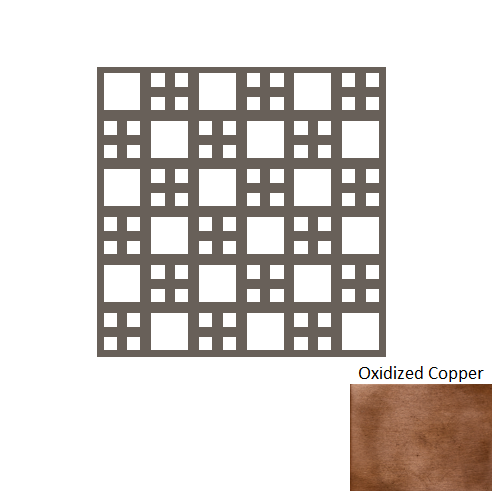 Metallica Oxidized Copper Square Combination SS51