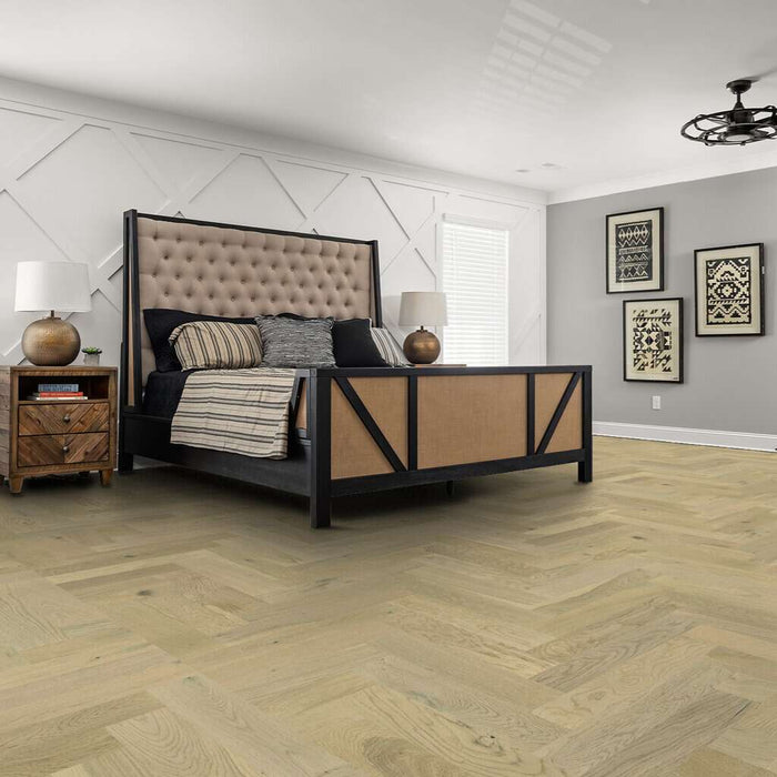 Empire Oak Herringbone Carnegie Wood 4.72" x 23.62"