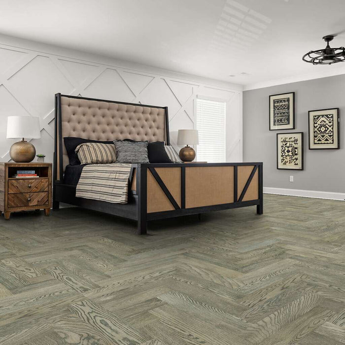 Empire Oak Herringbone Roosevelt Wood 4.72" x 23.62"