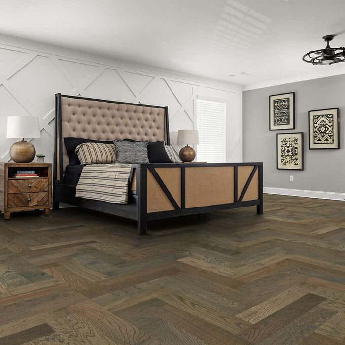 Empire Oak Herringbone Morgan Wood 4.72" x 23.62"