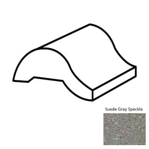 Keystones Unglazed Mosaic Suede Gray Speckle D208