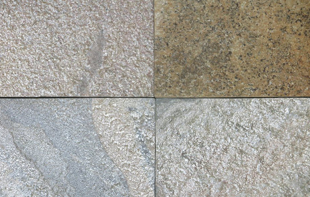 Safari Slate Tile - 12" x 12" x 3/8" - 5/8" Natural Cleft Face & Back