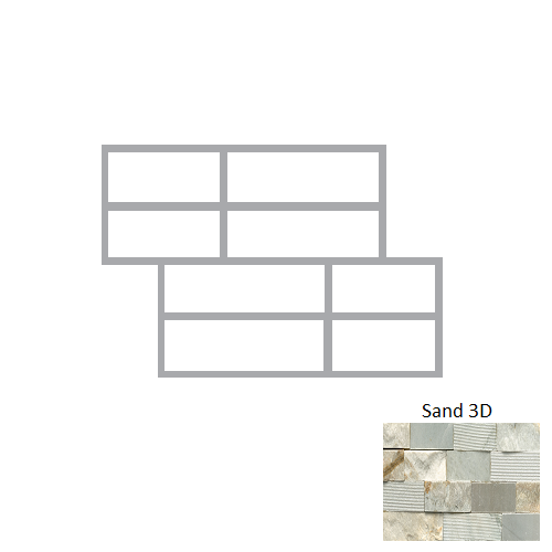 Structure Sand 3D B76STRUSA0624S3DC