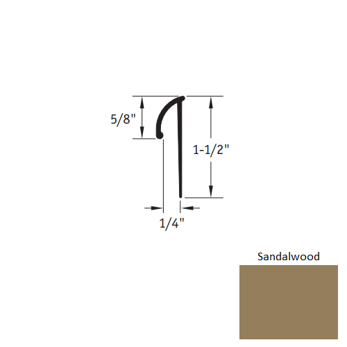 Johnsonite Sandalwood CCC-45-A