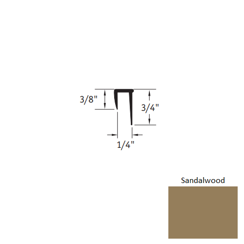 Johnsonite Sandalwood CCC-45-C