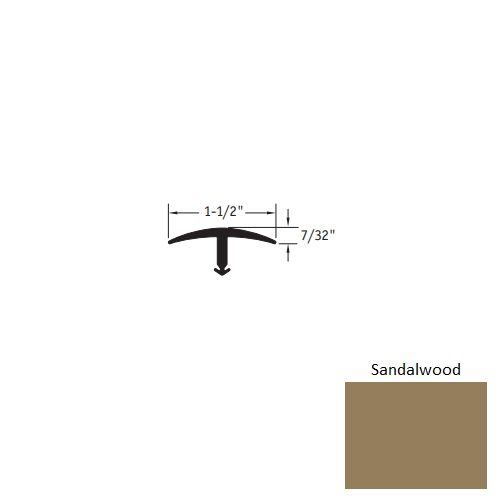 Johnsonite Sandalwood CD-45-A