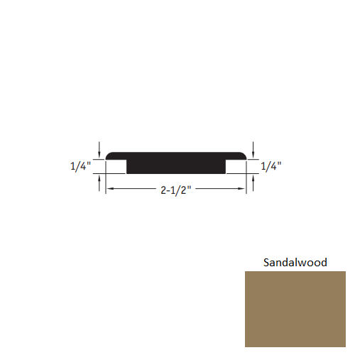 Johnsonite Sandalwood CTA-45-M