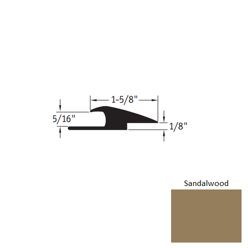 Johnsonite Sandalwood CTA-45-D
