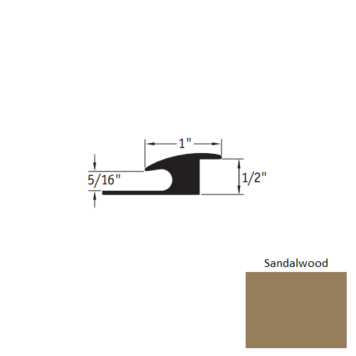 Johnsonite Sandalwood CWA-45