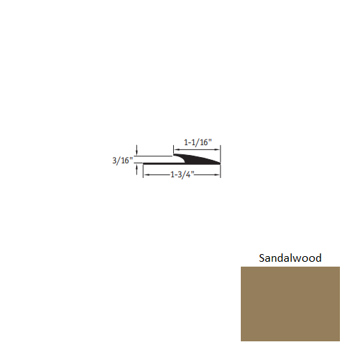 Johnsonite Sandalwood EG-45-J