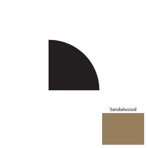 Johnsonite Sandalwood QTR-45-D