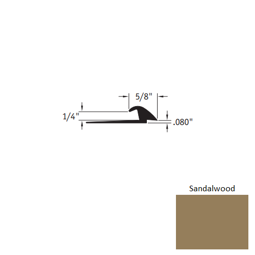 Johnsonite Sandalwood SLT-45-H