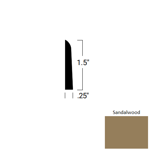 Johnsonite Sandalwood SHU-45-A