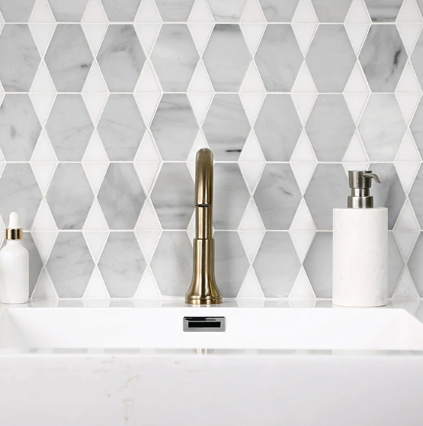 Perfit Mosaix Saran White & Thassos Honed PT33