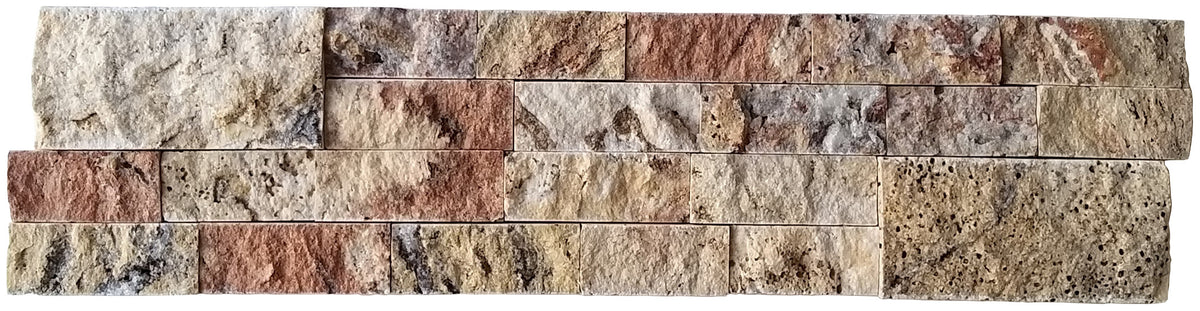 Arizona Tile Scabos 3D Stack Split Face Travertine Ledgestone — Stone ...