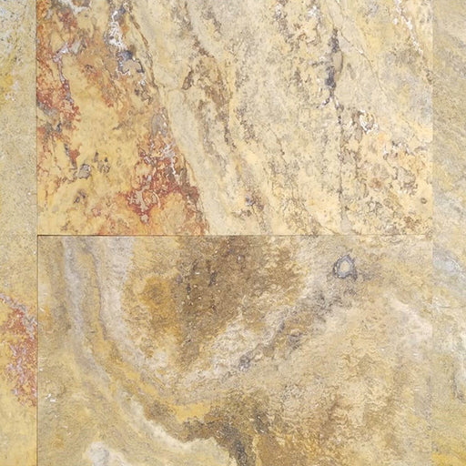 Scabos Cross Cut Travertine Tile - Filled & Honed