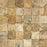 Scabos Travertine Mosaic - 2" x 2" Wavy Unfilled & Honed