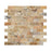 Scabos Travertine Mosaic - 1" x 2" Brick Split Face