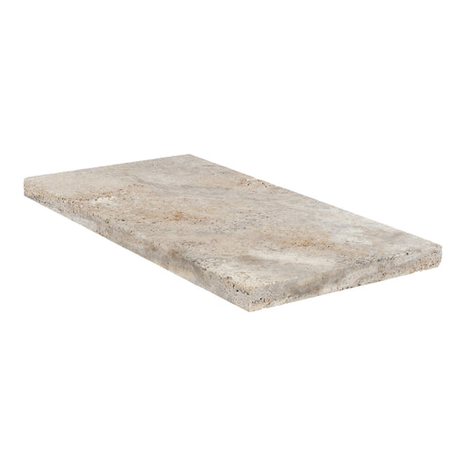 Scabos Travertine Coping - 12" x 24" x 3 CM Honed