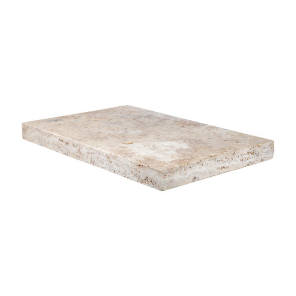 Scabos Honed Travertine Pool Coping - 16" x 24" x 5 CM