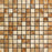 Scabos Travertine Mosaic - 1" x 1" Polished