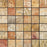 Scabos Travertine Mosaic - 2" x 2" Polished
