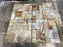 Scabos Travertine Tumbled Mosaic - 3 Piece Mini Pattern