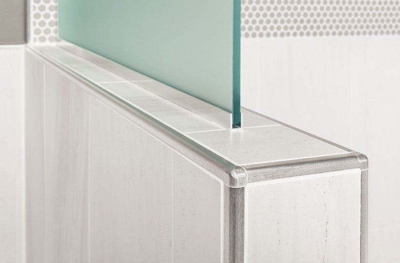 ID/RO60E Aluminum With Stainless Steel Appearance Metal Tile Edging Trim