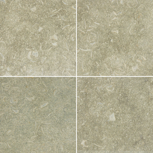 Sea Grass Tumbled Limestone Tile - 3" x 6"