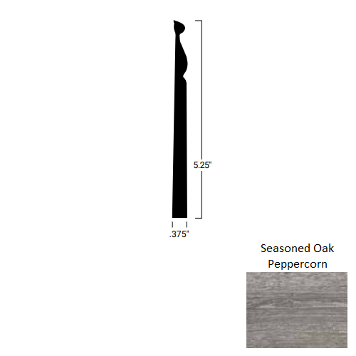 Johnsonite Seasoned Oak Peppercorn MW-ME5-Z