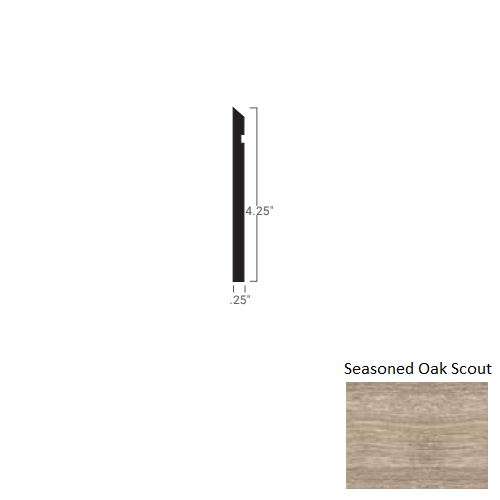 Johnsonite Seasoned Oak Scout MW-ME3-F