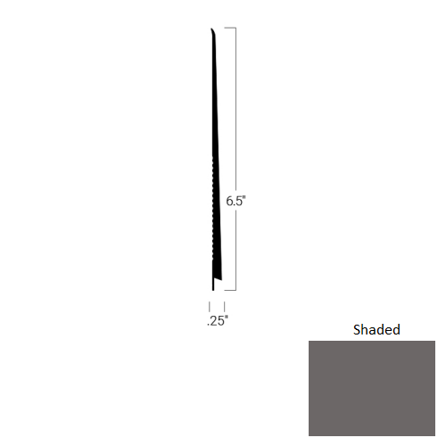 Johnsonite Shaded TDC-197-6 1/2X75