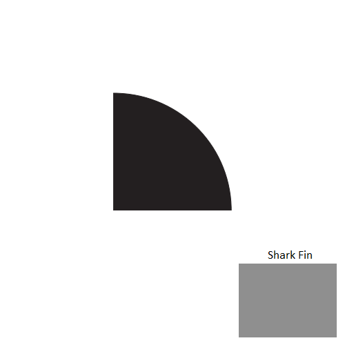 Johnsonite Shark Fin QTR-TG2-D