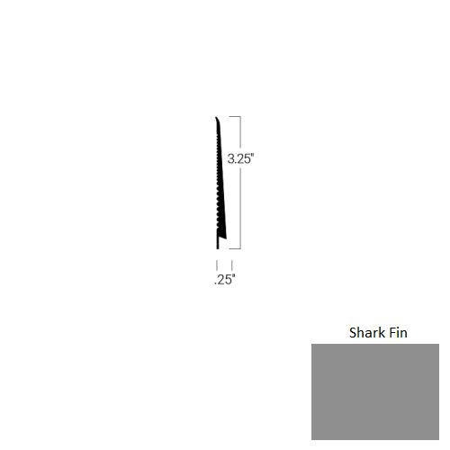 Johnsonite Shark Fin TDC-TG2-3 1/4X75