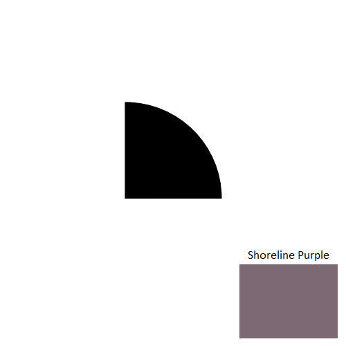 Tarkett Johnsonite VM2 Shoreline Purple Millwork Quarter Round — Stone & Tile Shoppe, Inc.