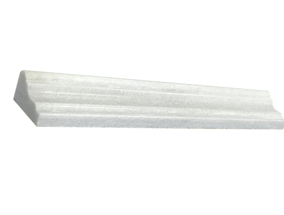 Siberian Grey Polished Marble Liner - 2" x 12" Crown (Mercer) Molding