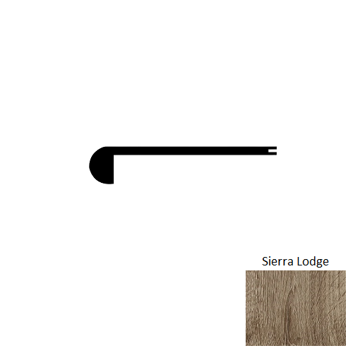 Elite ProTek XL Sierra Lodge Urethane Vinyl Flush Stair Nose — Stone