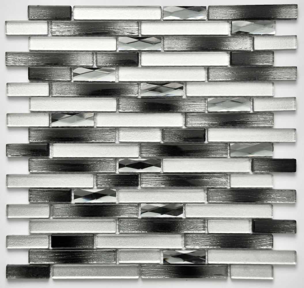 Silver Lake  Glass Mosaic - Linear