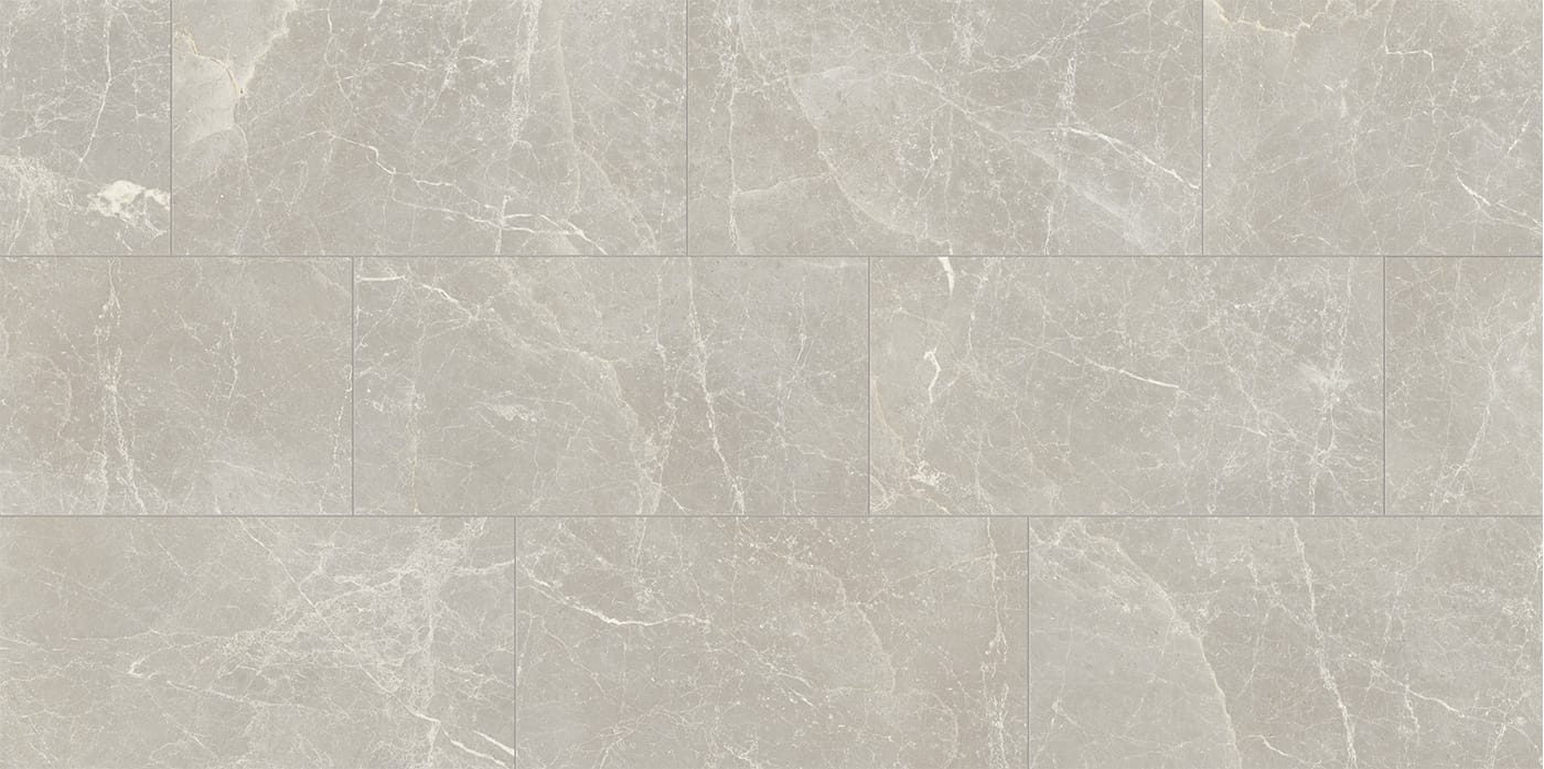 Full Tile Sample - Exalt Silver Light Porcelain Tile - 12" x 24" Polished