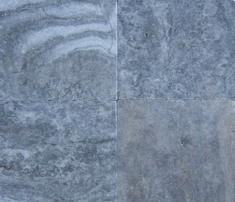 Titanium Travertine Tile - Tumbled