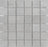 Full Sheet Sample - Fusion Fabric Silver Porcelain Mosaic - 2" x 2" Matte