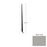Johnsonite Silver Grey TDCR-55-6 3/8X75