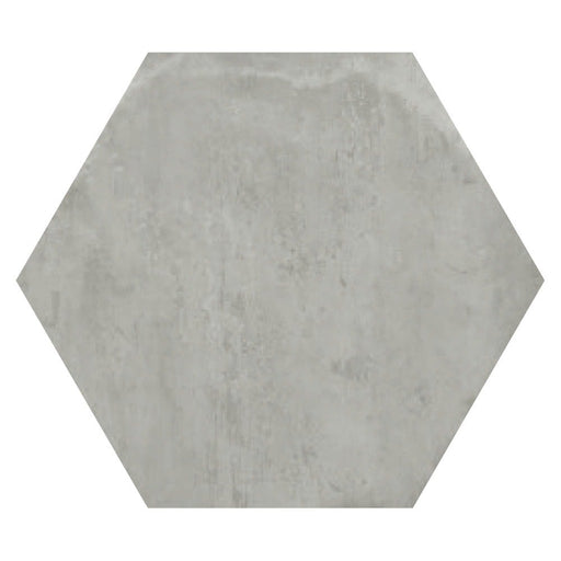 Studio Silver Hexgaon Porcelain Tile - Matte