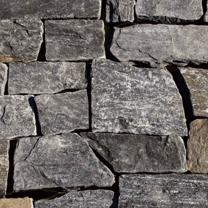 Silver Pearl Antique Castle Natural Cleft Face Slate Thin Veneer Flat - Random Sizes x +/- 1"