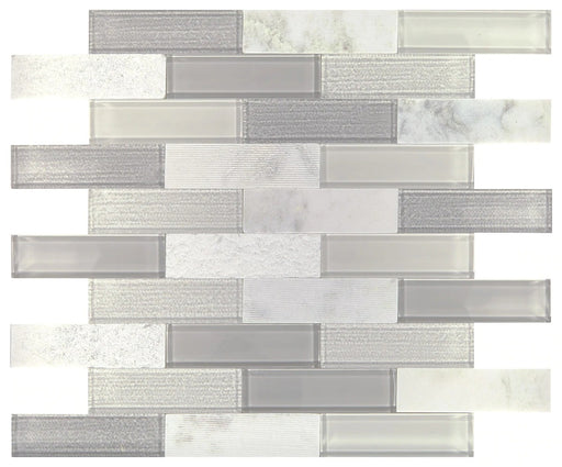 SimplyStick Mosaix Daphne White & Glass Peel & Stick Blend SK14