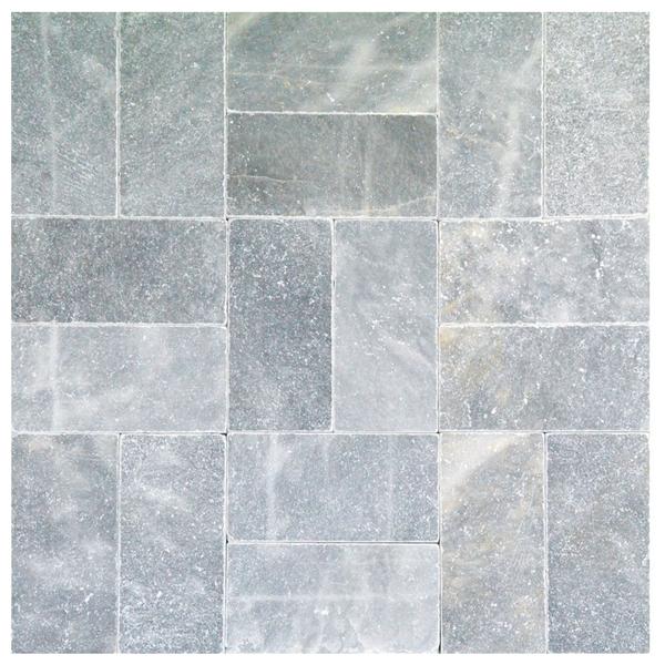 Sky Blue Tumbled Marble Paver | Lowest Price — Stone & Tile Shoppe, Inc.